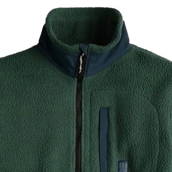 TOPO Designs Mountain Fleece Pullover Jacket - Men's-Lg- NWT - Picture 3 of 8